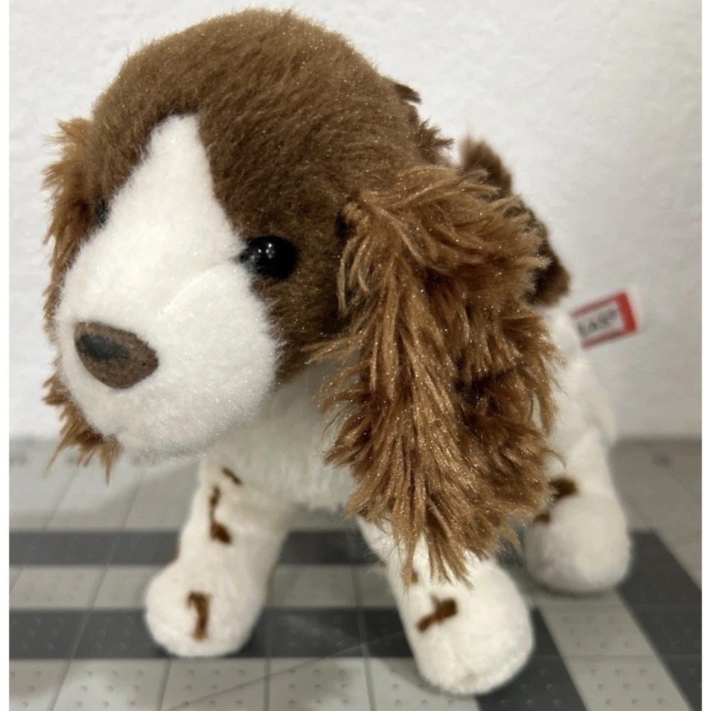 Douglas Cuddle Toys Springer Spaniel Plush Stuffed Animal Dog Brown White 4016 - Picture 12 of 16